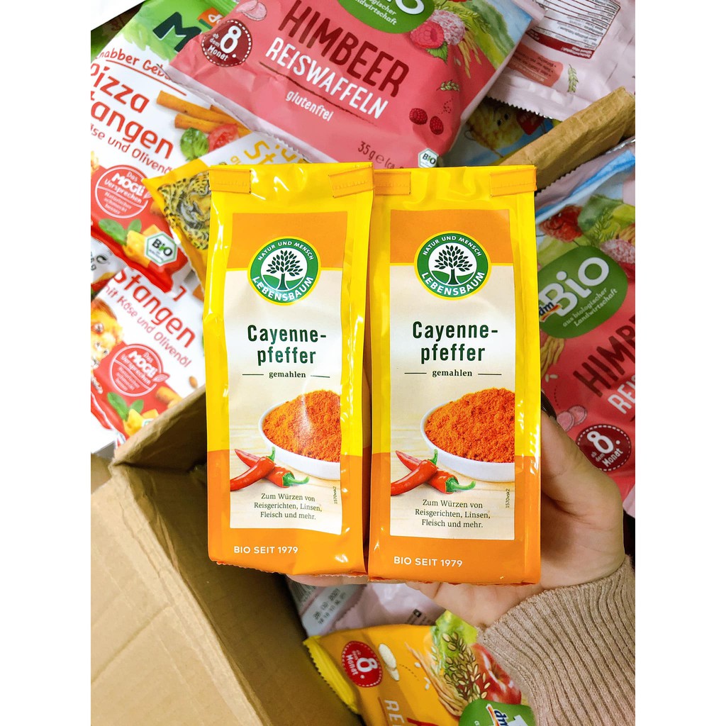 Bột ớt Cayene hữu cơ 50g