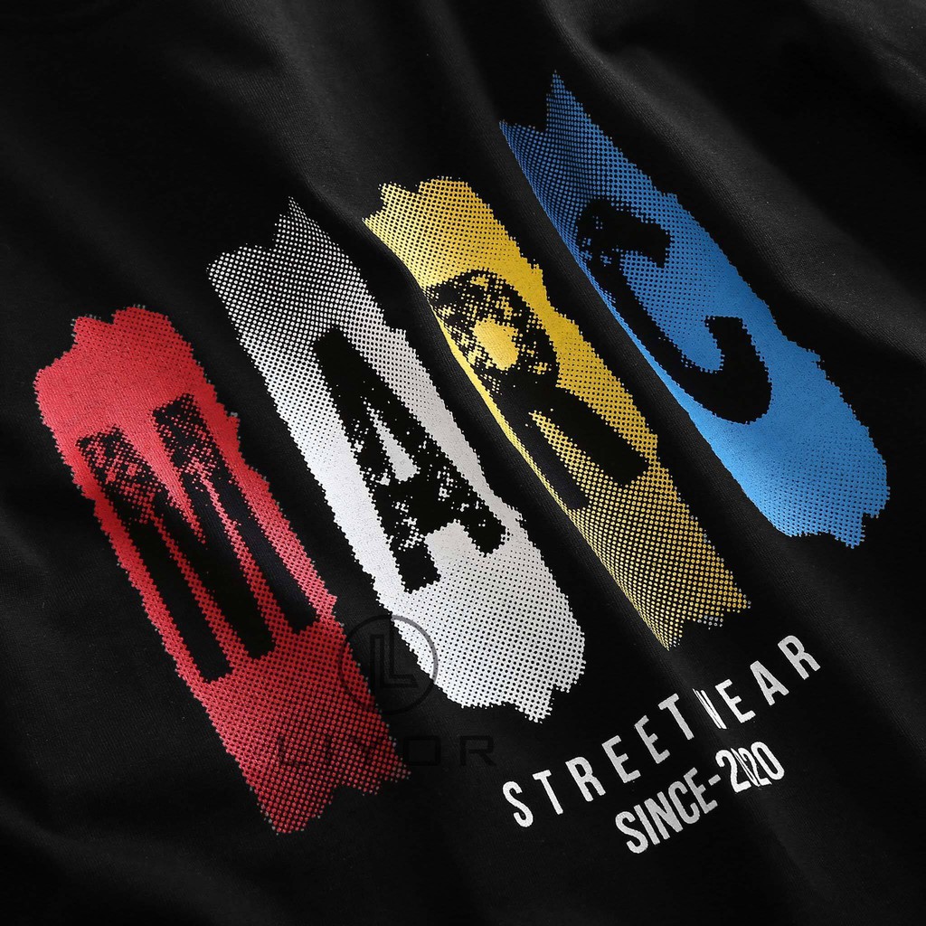 Áo thun nam (HỖ TRỢ ĐỔI SIZE) cổ tròn in phối màu trẻ trung năng động - Liyor - ACT3006