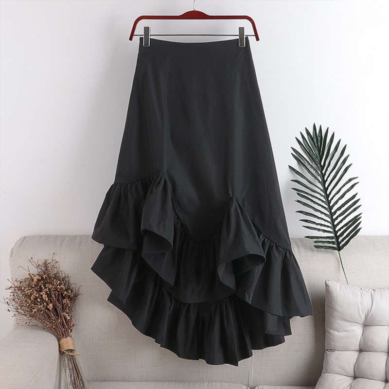 [Mã FAGREEN55 giảm tới 30K đơn 99K] (SẴN-HÌNH THẬT) Chân váy dài ulzzang xếp li bèo đuôi cá 2 lớp dày dặn | BigBuy360 - bigbuy360.vn