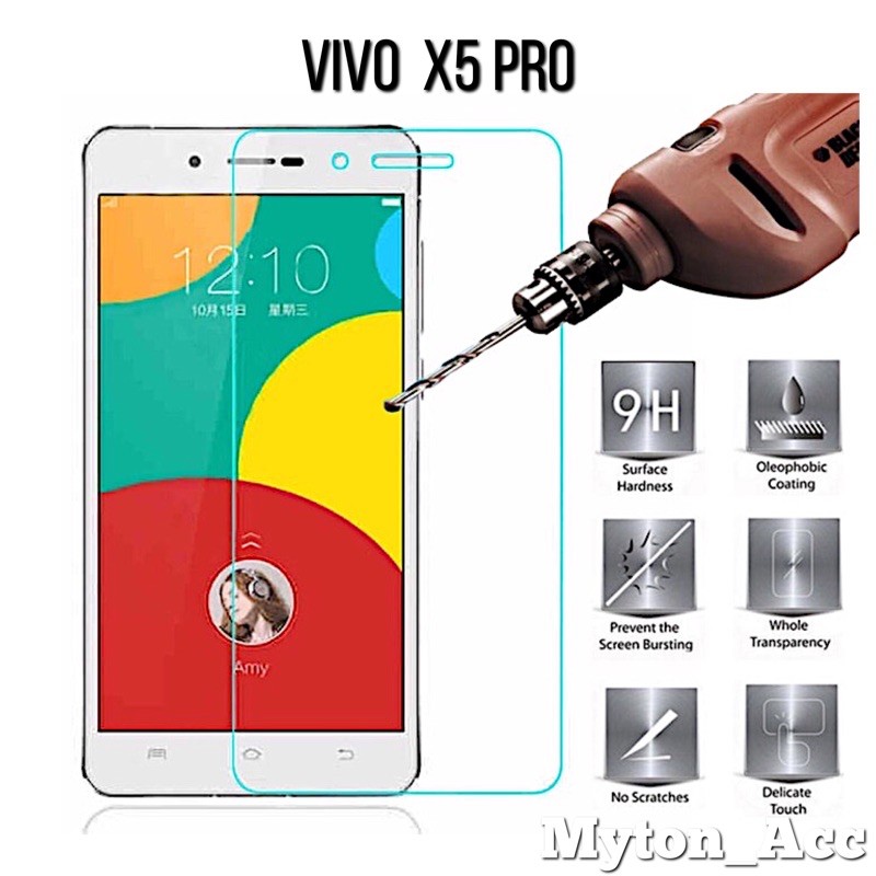 Kính Cường Lực 9h Chống Trầy Xước Bảo Vệ Màn Hình Cho Vivo X5 Pro