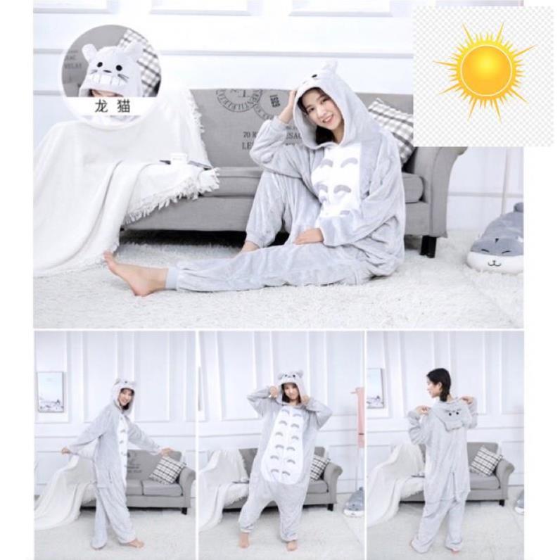 🐨🐖 Bộ Đồ Thú Totoro Người Lớn – Bộ Đồ Ngủ Hình Thú Totoro Dễ Thương 🐨🐖