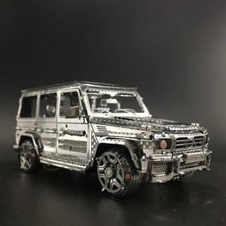 Đồ chơi xếp hình, Lắp ráp, Mô hình lắp ráp kim loại 3D ô tô Mercedes-Benz G500