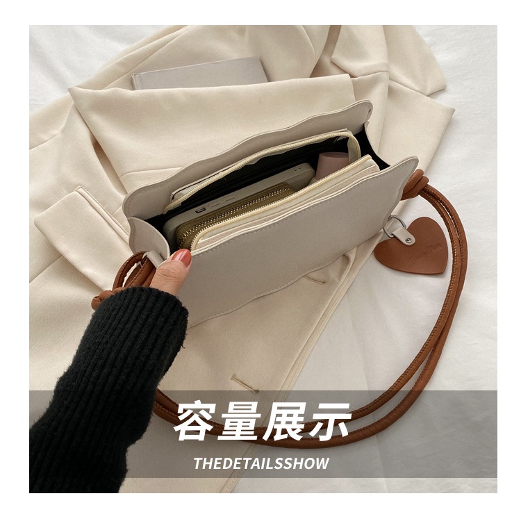 Túi Đeo JASMIN NOIR Chéo Da PU Phối Tua Rua Thời Trang Cho Nữ