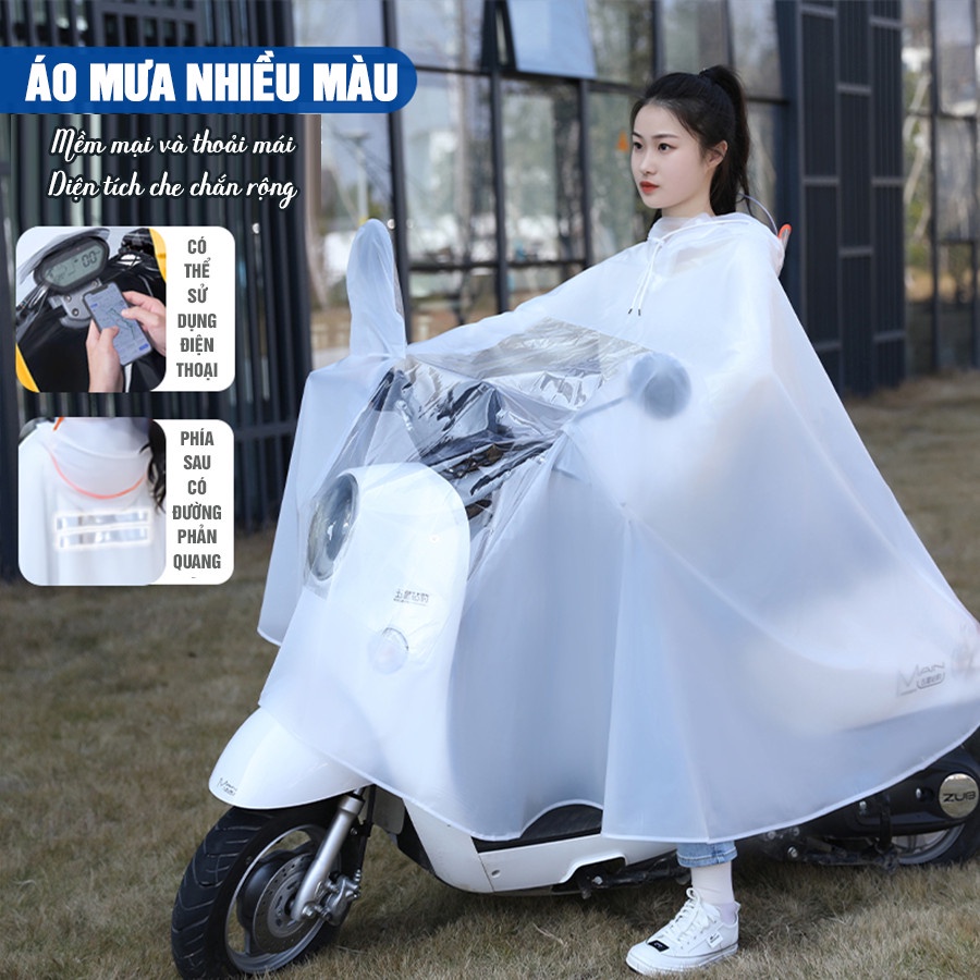 Áo mưa đi xe chất liệu cao cấp, thiết kế thời trang cao cấp