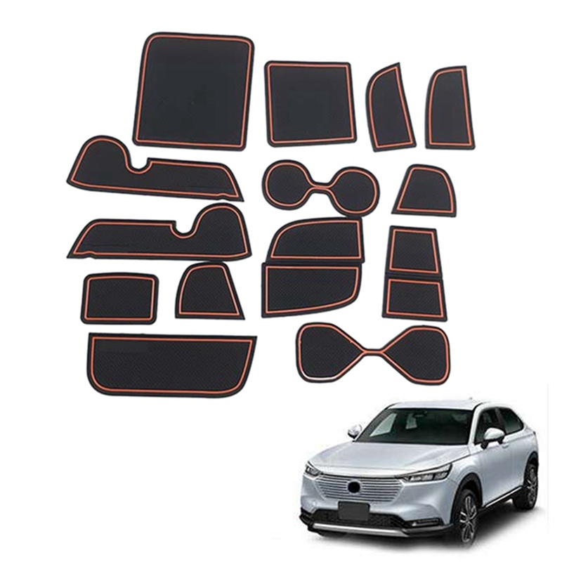 Bộ 15 Miếng Lót Chống Bụi Chống Trượt Cho Xe Hơi Honda HRV HR-V Vezel 2021 2022