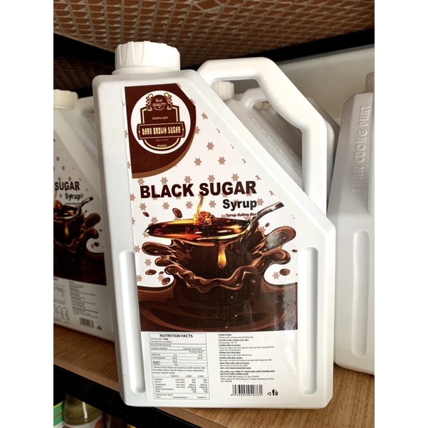 Syrup Đường Đen Hàn Quốc Black Sugar Can 2.5kg