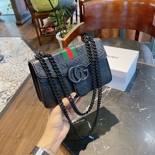 Túi GC dây xích full màu kẻ sọc ( mã GCKS140 )