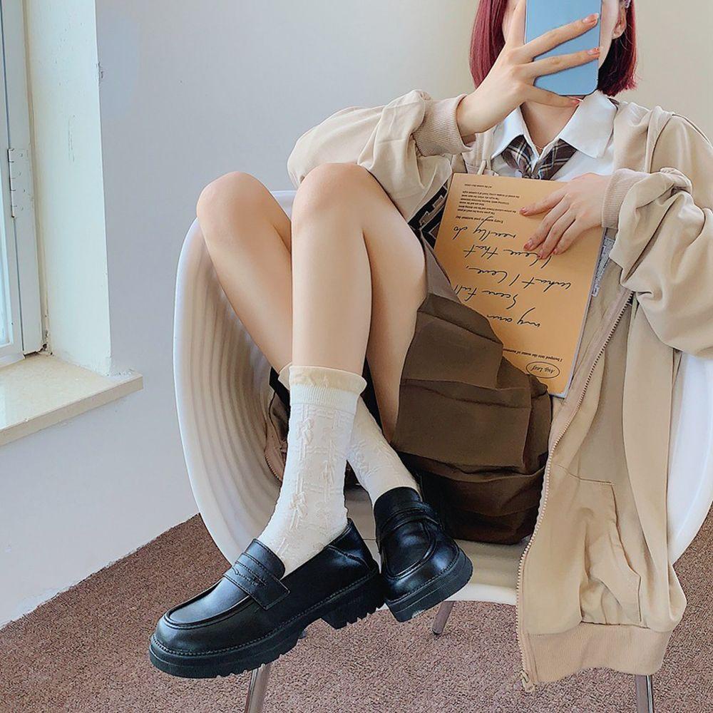 Vớ Ống Trung Thời Trang Mùa Xuân Dễ Thương Mạnh Mẽ Cho Nam Và Nữ