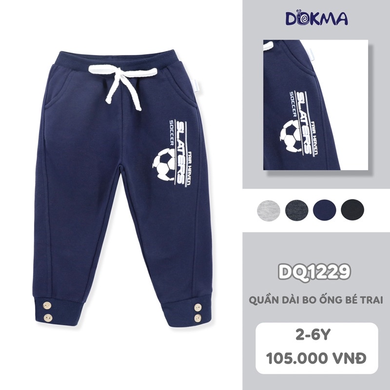 Quần Nỉ Bông Dokma Chất Cotton
