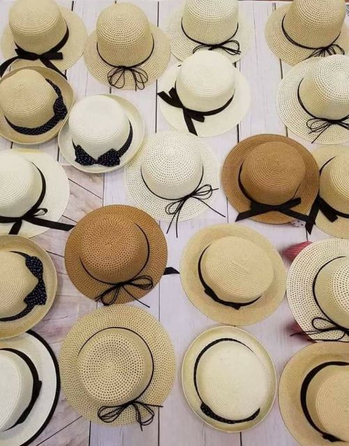 Mũ nón cói đi biển vành nhỏ sỉ bằng lẻ