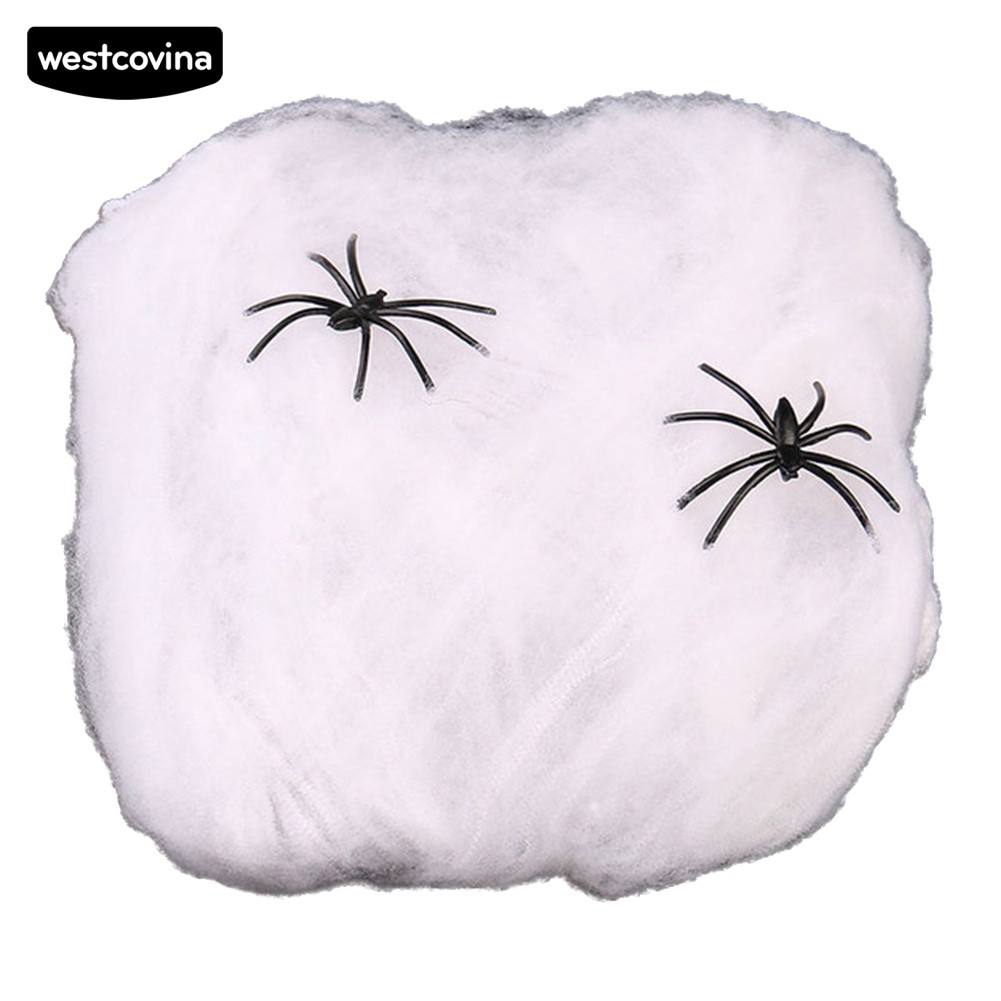 Mạng Nhện Giả Trang Trí Halloween Đáng Sợ