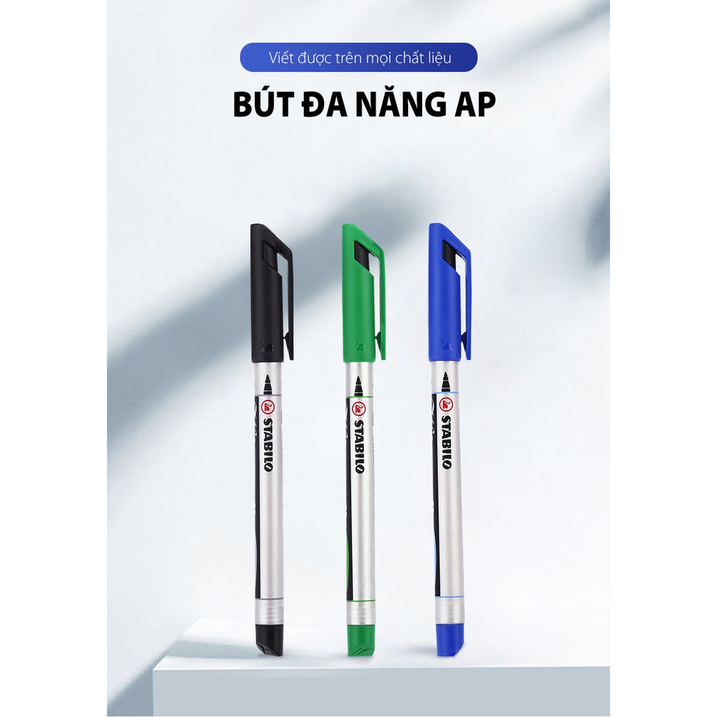 Combo hộp 10 Bút kỹ thuật STABILO Write-4-all PERMANENT S 0.5mm (AP166S)