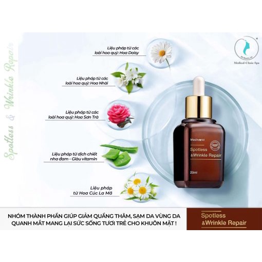 Serum Dưỡng Mắt Spotless & Wrinkle Repair giảm thâm quầng mắt bọng mắt Mediworld