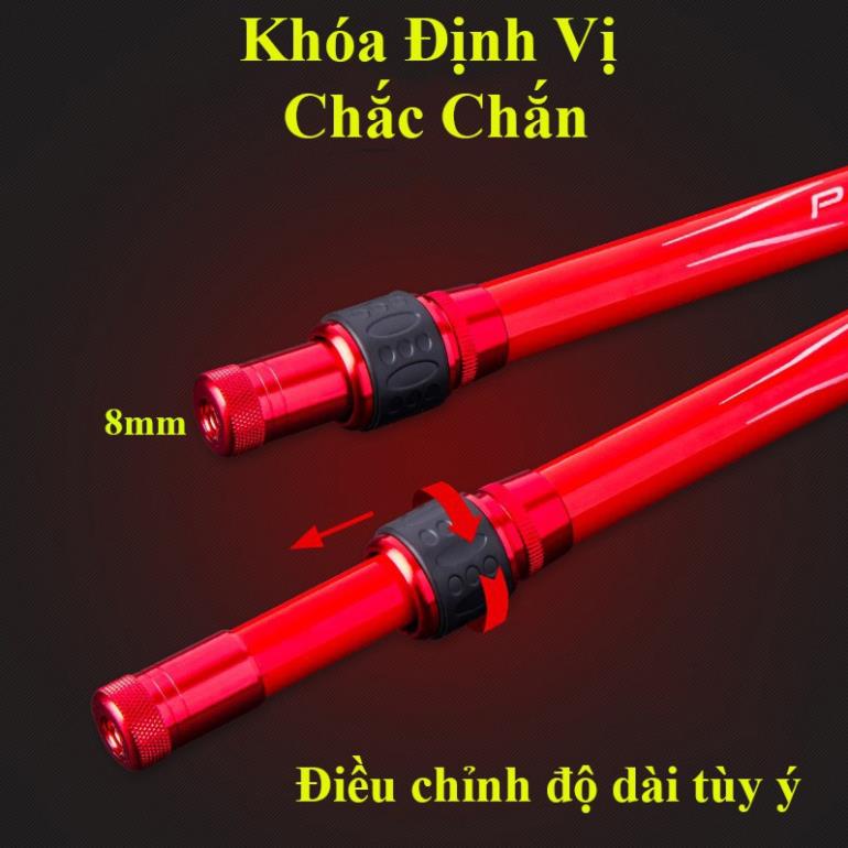 Chống Cần Câu Đài cao cấp WolfMan , chất liệu thuần cacbon , thu gọn dễ dàng , chống mài mòn cao