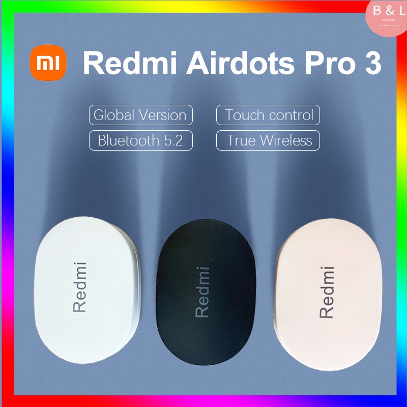 Tai Nghe bluetooth Không Dây xiaomi redmi airdots pro3 Có Micro Loại c 3 Aptx-x