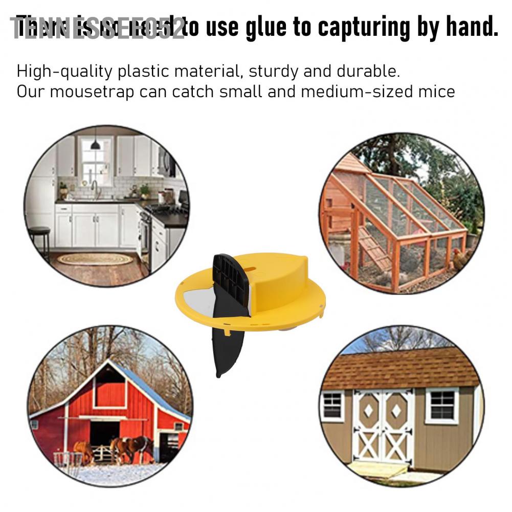 Tennessee052 Bẫy chuột có thể tái sử dụng Lật nắp Tự động thiết lập lại Máy bắt để ngoài trời trong nhà
