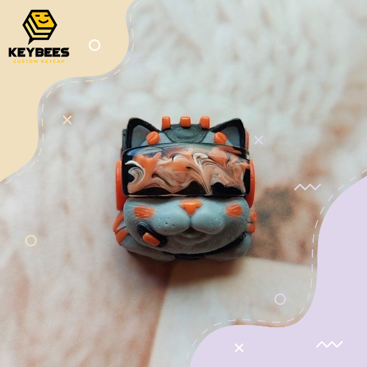 Nút bàn phím cơ Felix Keycap - Cam-Xám