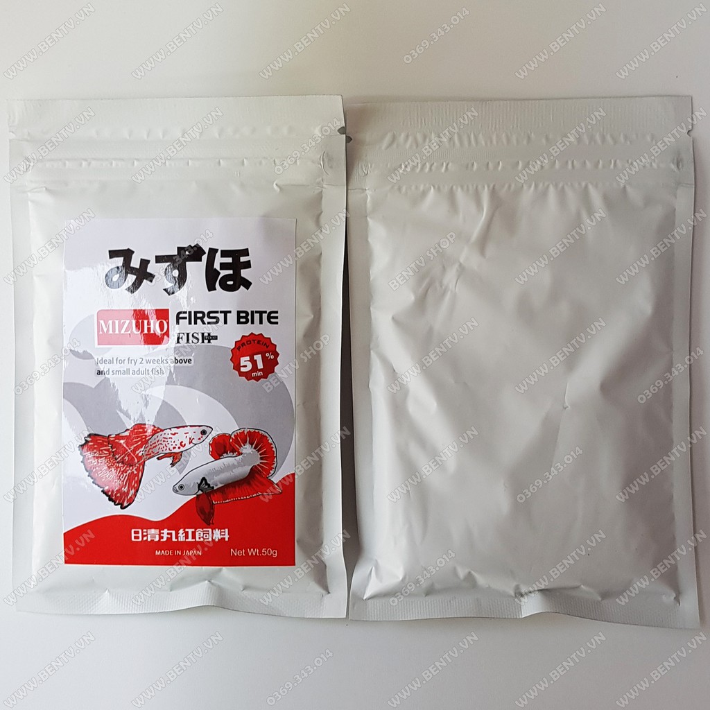 Cám Mizuho thức ăn cho cá guppy betta 50gram