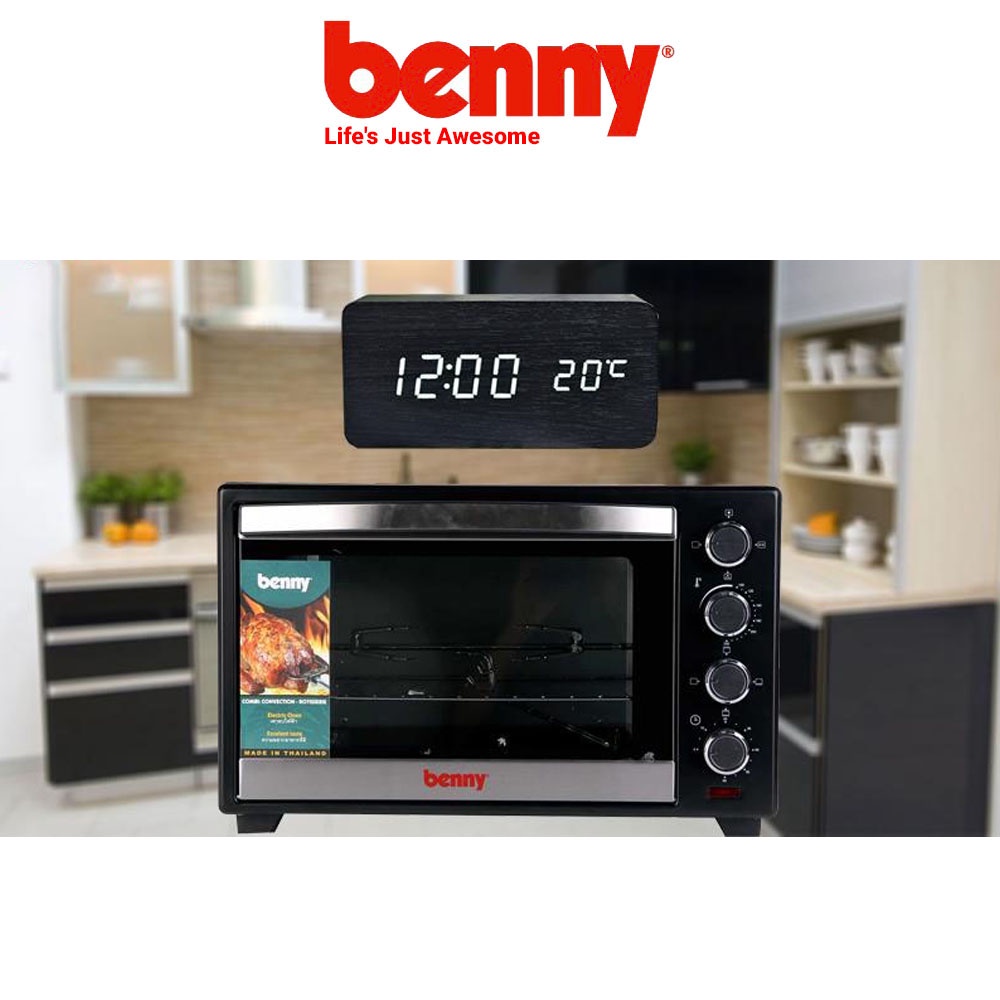 [Mã ELHADEV giảm 4% đơn 300K] Lò Nướng Benny BO-30TL, 30 Lít, 1600W