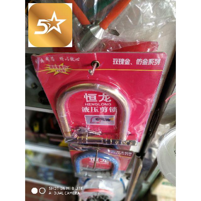 Khóa chữ u vàng, chìa vi tính ( Shop 5 sao )