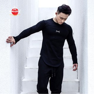 Áo Thun Vạt bàu Tay Dài