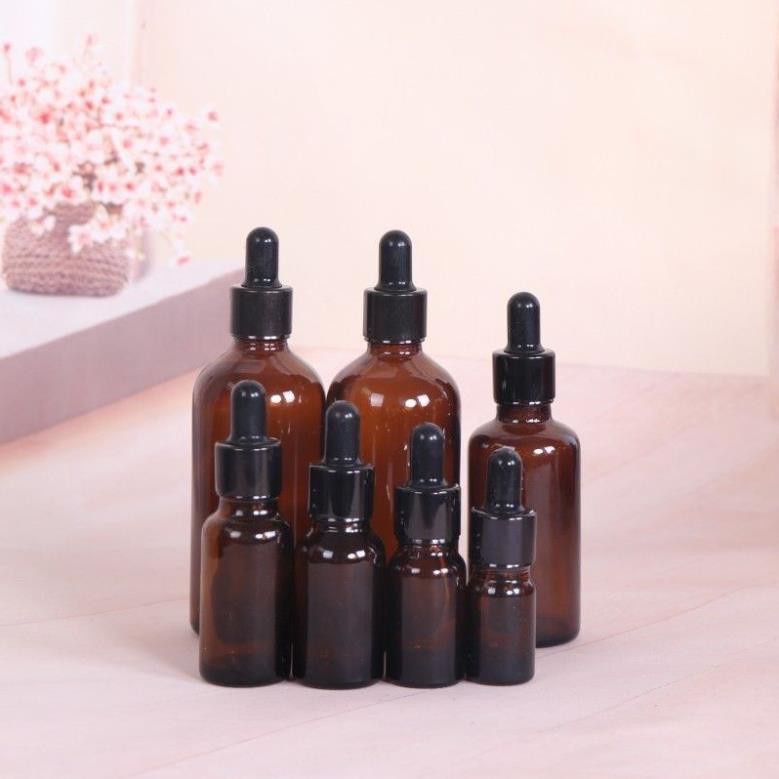 Lọ Chiết Serum ❤ RẺ VÔ ĐỊCH ❤ [30ml] Chai lọ đựng tinh dầu bóp giọt khoen đen , chai lọ chiết mỹ phẩm , phụ kiện du lịch