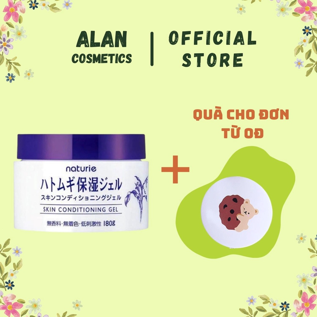 Gel Dưỡng Da Naturie Hatomugi Skin Conditioning Chiết Xuất Từ Hạt Cây Ý Dĩ 180g