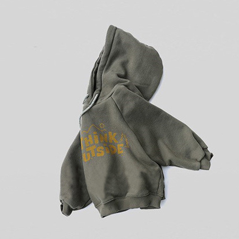 Áo Hoodie Tay Dài Ấm Áp Phong Cách Hàn Quốc Cho Bé Sơ Sinh