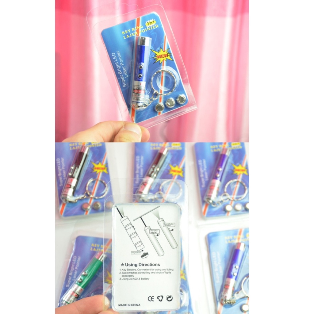 *HCM* Đèn pin laser trêu mèo 2 chế độ (tặng kèm pin) - Hàng tốt siêu bền siêu sáng