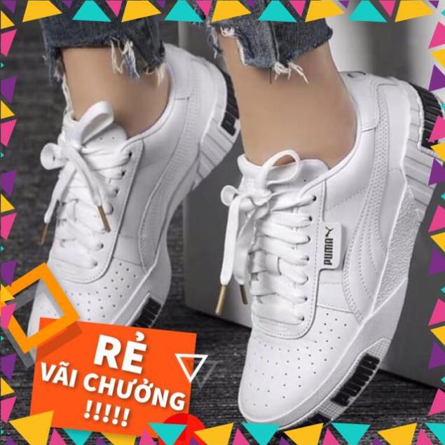 HÈ Giày Sneaker Puma cali chữ đen .Rẻ nhất thị trường Việt Nam Cao Cấp việt nam 💎 Uy tín . NEW new 2020 . new . * ! ' /