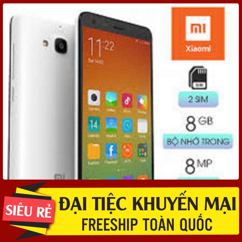 GIÁ KỊCH SÀN điện thoại Xiaomi Redmi2 2 sim Chính hãng mới, chơi Zalo FB Tiktok Youtube siêu mướt GIÁ KỊCH SÀN