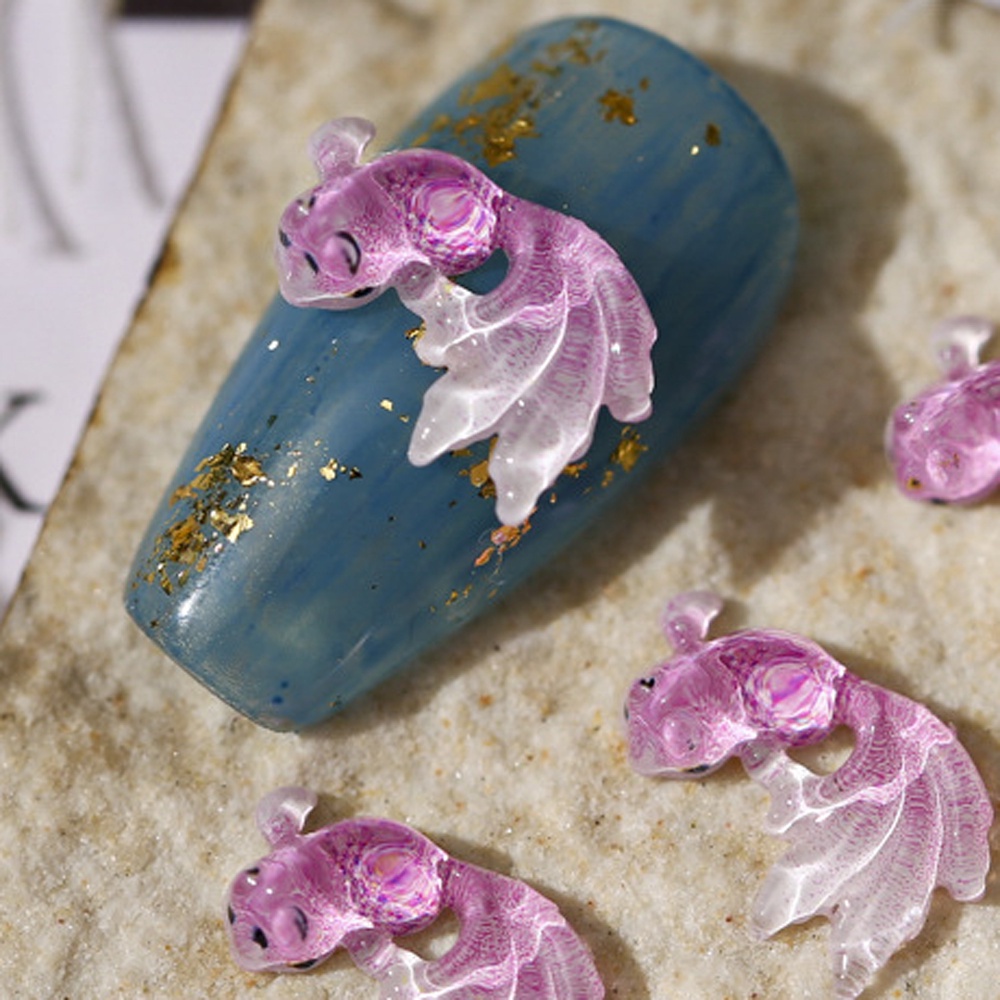 [Hàng mới về] Phụ kiện trang trí móng tay nghệ thuật 3D nhiều màu sắc DIY