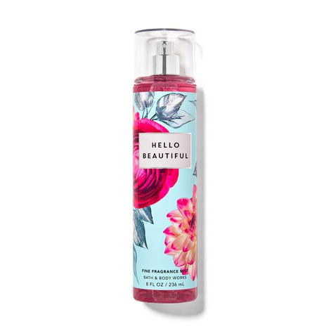 [CÓ NHŨ - MÙI MỚI] Xịt thơm toàn thân HELLO BEAUTIFUL Fine Fragrance Mist 30ml - Bath & Body Works | BigBuy360 - bigbuy360.vn