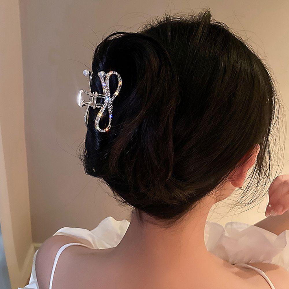 Kẹp Tóc Càng Cua Đính Nơ Thời Trang Cho Nữ