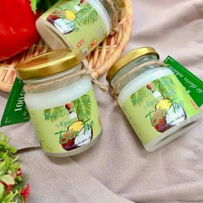 Hũ 70ml Tinh Dầu Dừa Nguyên Chất BẾN TRE - DƯỠNG DA,TÓC,MÔI,MI,MẮT