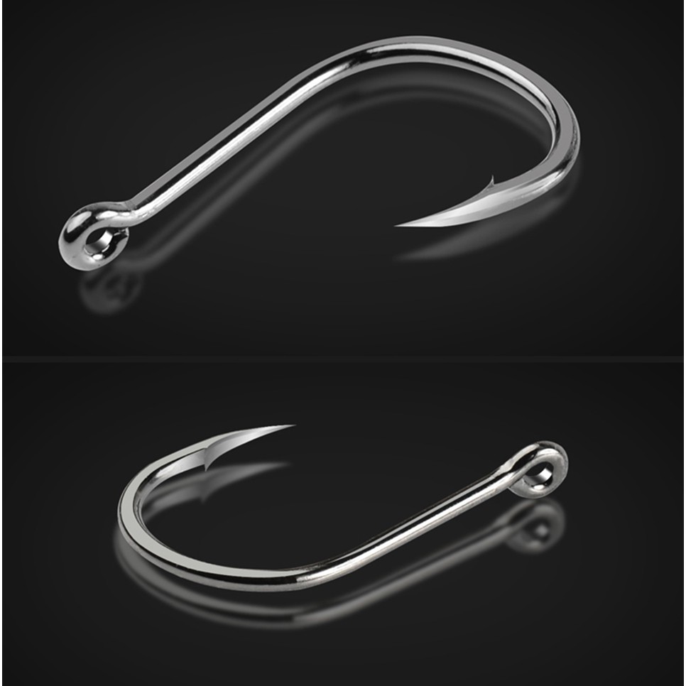 100lưỡi câu thủ công thép trắng chuyên rô,Lưỡi Câu Tháp Vàng Siêu Bén, Lưỡi Câu Cá Chép Rô Phi/Fishing Hook