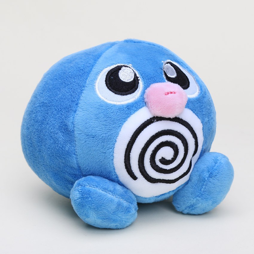 Đồ chơi thú nhồi bông hình Poliwag 10cm xinh xắn Poliwag plush toy Blue plush pendant