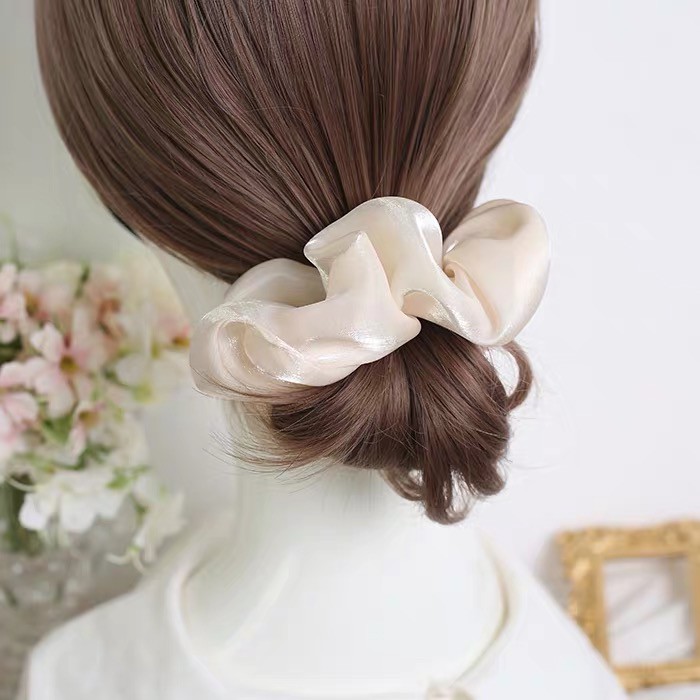 [Sẵn] Dây Buộc Cột Tóc Scrunches Màu Pastel Xinh Xắn Mainia Shop