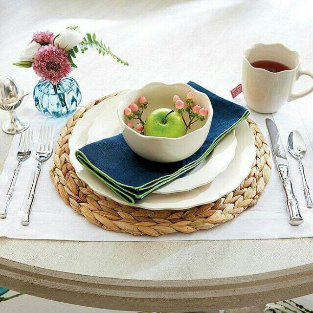 Thảm lót fi 20-50 cm, lót ly, lót chén, lót bàn ăn, lót nồi cơm.... trang trí decor...