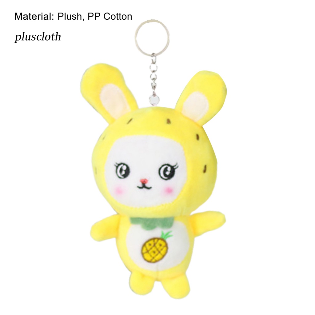 Móc Khóa Hình Thỏ Nhồi Bông Dễ Thương Cho Bé