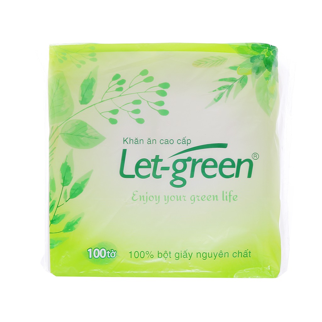 Combo 06 gói Giấy Đa Năng Let - Green 100 Tờ