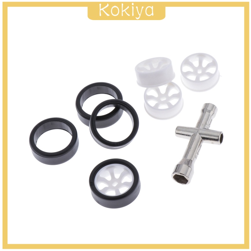 Bánh Xe Cao Su Kèm Cờ Lê Chữ Thập Cho Xe Điều Khiển Từ Xa Wltoys K969