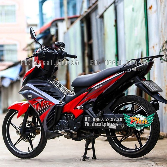 Tem rời Exciter 2011-2014 LC xám đen đỏ (V)