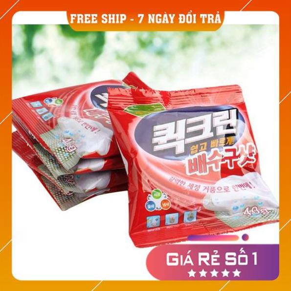 [ freeship - bảo hành đổi trả ] Bột thông tắc cống, bồn cầu hàn quốc gói 40g