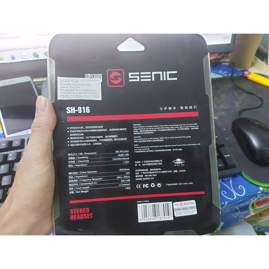 Tai nghe senic 916 | BigBuy360 - bigbuy360.vn