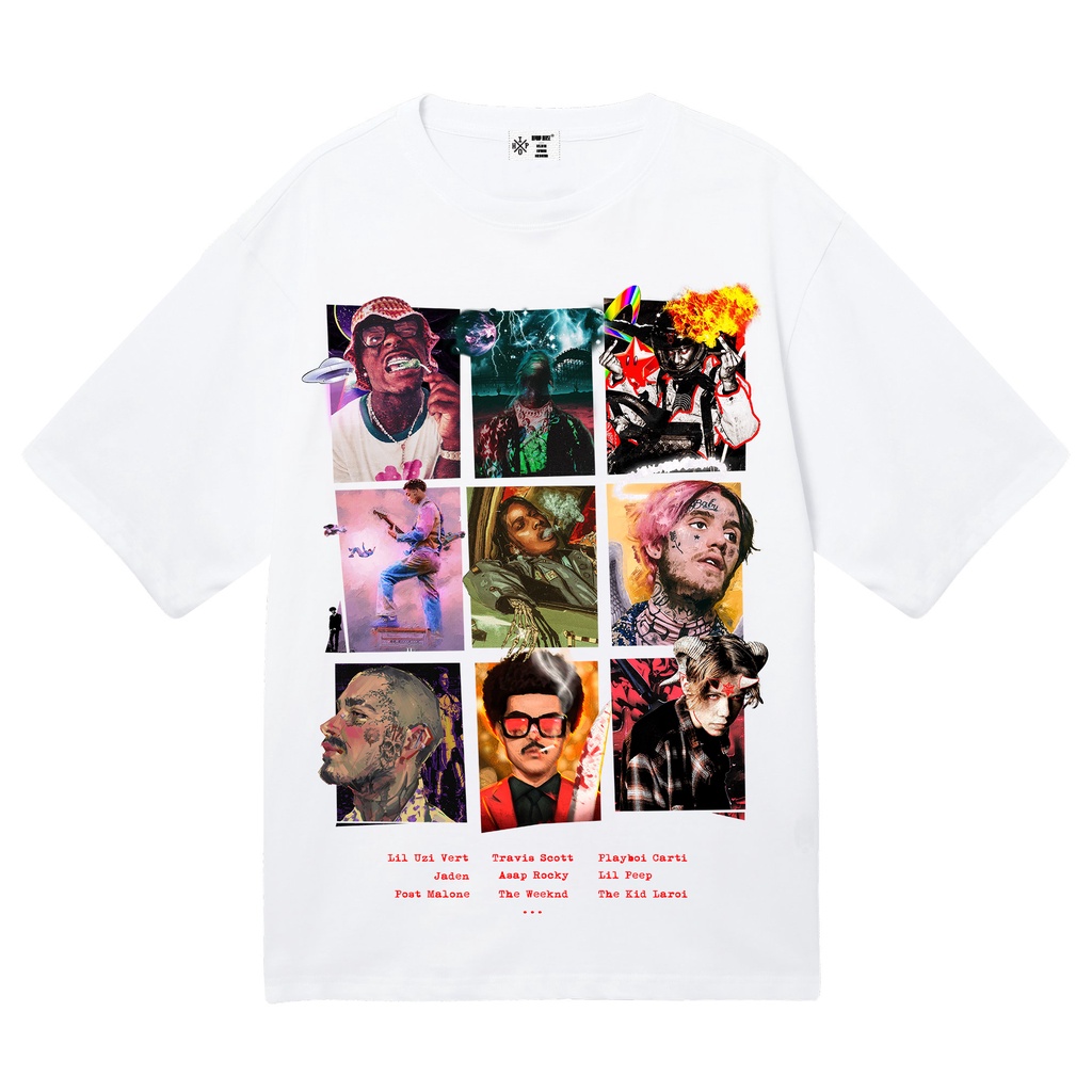 Áo thun ngắn tay oversize RAPPERS