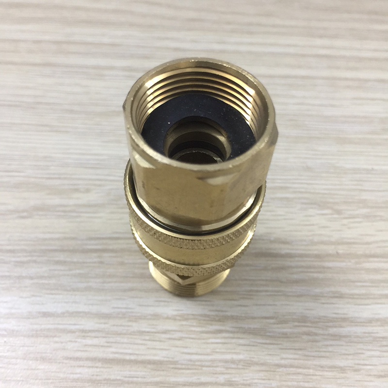 Bộ đầu nối nhanh răng 22 bằng đồng, phù hợp với máy Máy Rửa Xe Áp Lực Cao, Máy Rửa Xe Gia Đình Bosch, Hyundai, Kachi...