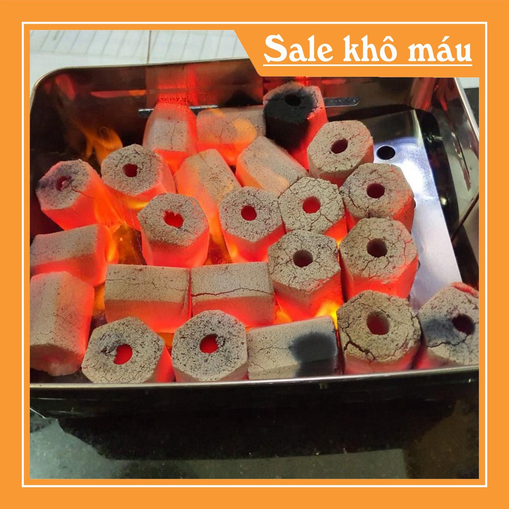 Than không khói cao cấp, không bụi nguyên liệu tự nhiên dễ sử dụng, lâu tàn nướng BBQ trong nhà và ngoài trời.