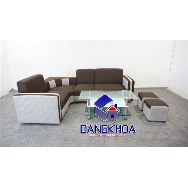 Sofa Góc Nỉ Nâu