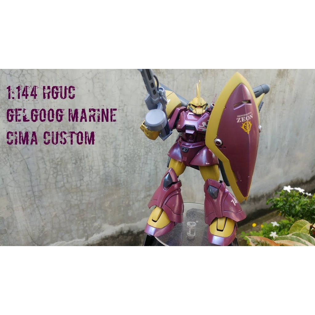 Mô hình lắp ráp HG UC MS-14Fs Gelgoog Mrine Cima Custom 026 Bandai